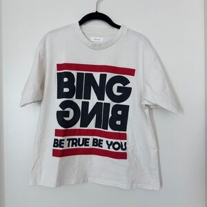 Anine Bing “Be True Be You” Graphic T-Shirt